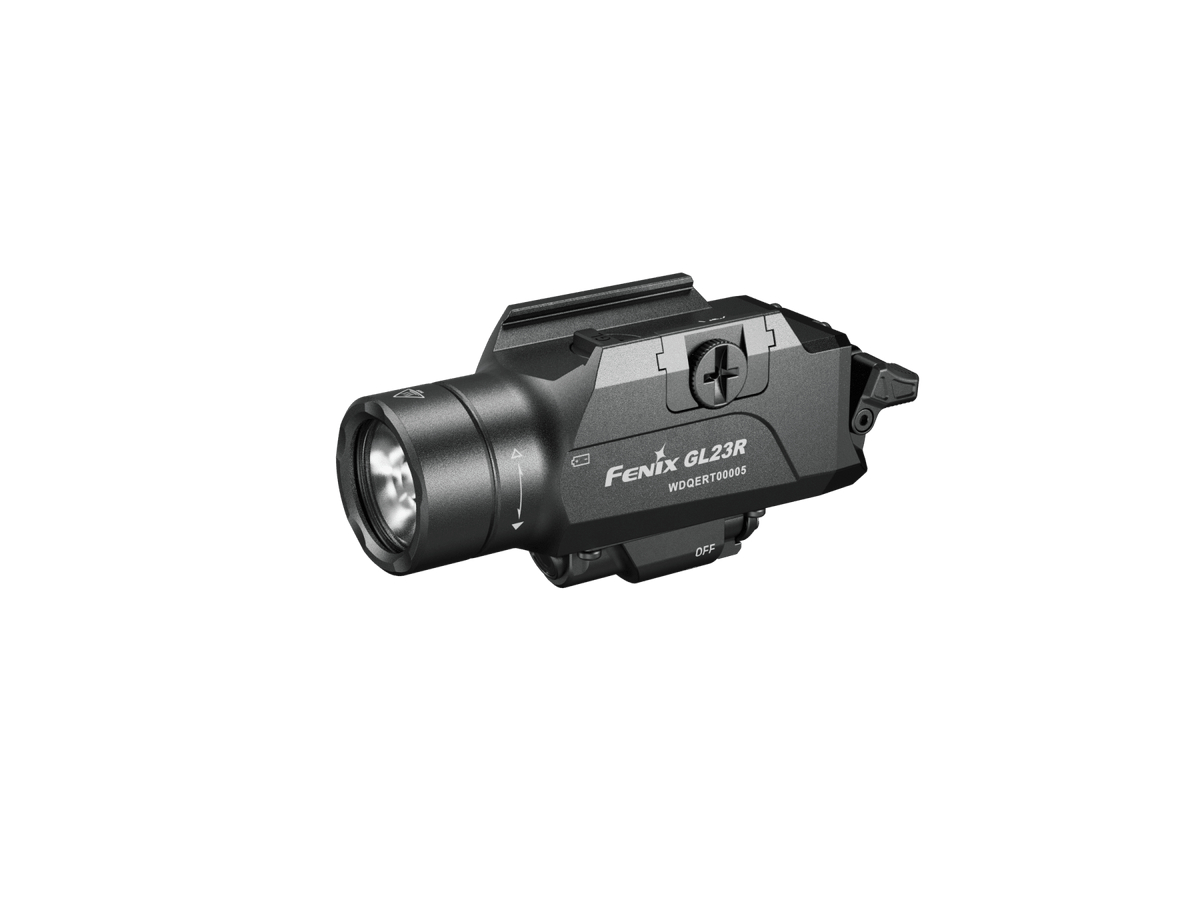 Fenix GL23R green laser weapon light compact black aluminum flashlight on Tampa Home & Garden Store