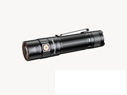 Fenix E35R EDC flashlight black aluminum body with pocket clip by Fenix Store on Tampa Home & Garden Store