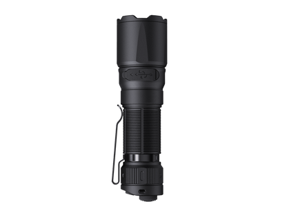Fenix TK05R compact tactical EDC flashlight with knurled black body and side switch on Tampa Home & Garden Store
