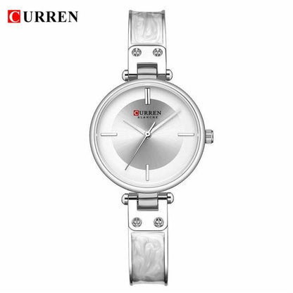 Womens stainless steel watch with ceramic marble bracelet in silver Stevvex ST1CU3010ZMKU on Tampa Home & Garden Store