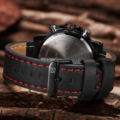 Men's Sports Waterproof Watch With Digital Analog