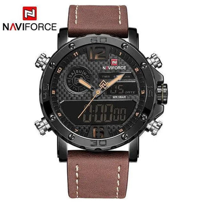 Men's Sports Waterproof Watch With Digital Analog