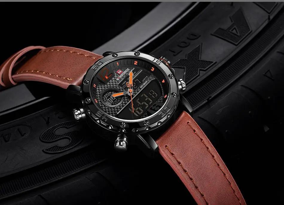Men's Sports Waterproof Watch With Digital Analog