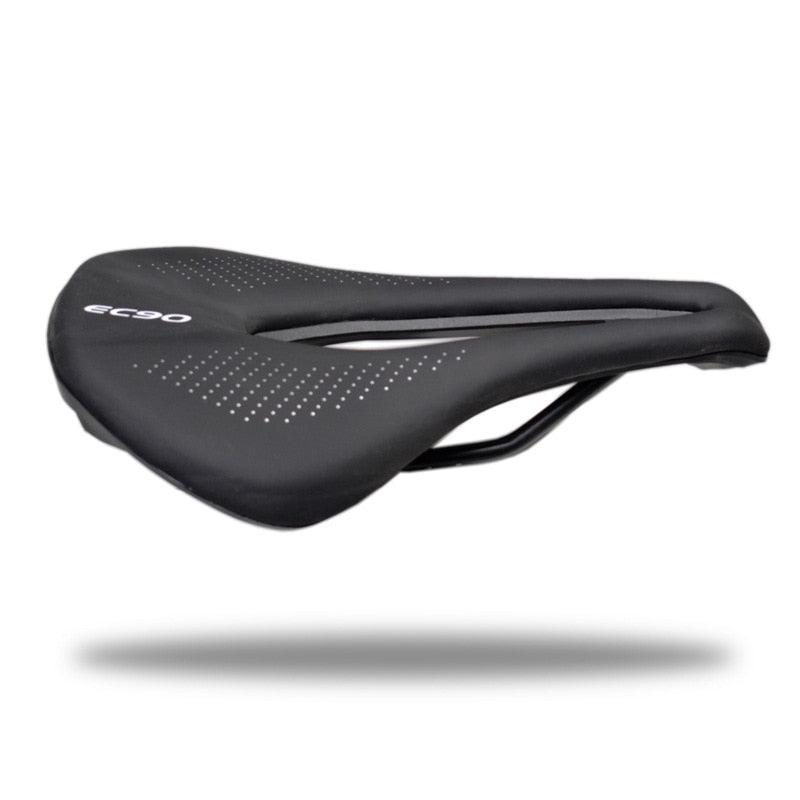 Stevvex road bike saddle PU ultralight breathable black perforated seat on Tampa Home & Garden Store