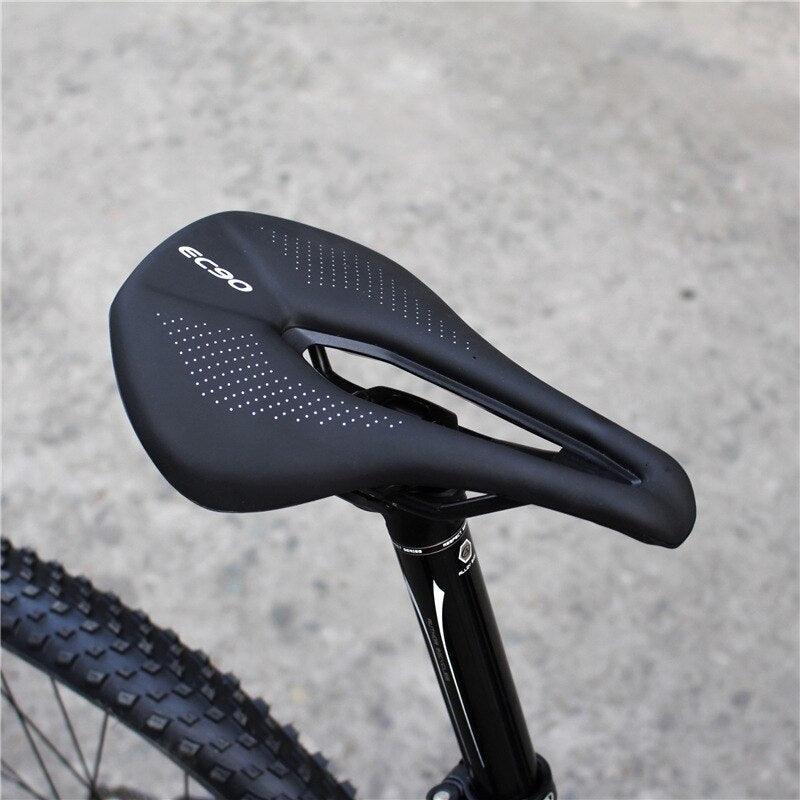 Stevvex road bike saddle ST90SP1655BYU ultralight PU breathable black seat on Tampa Home & Garden Store