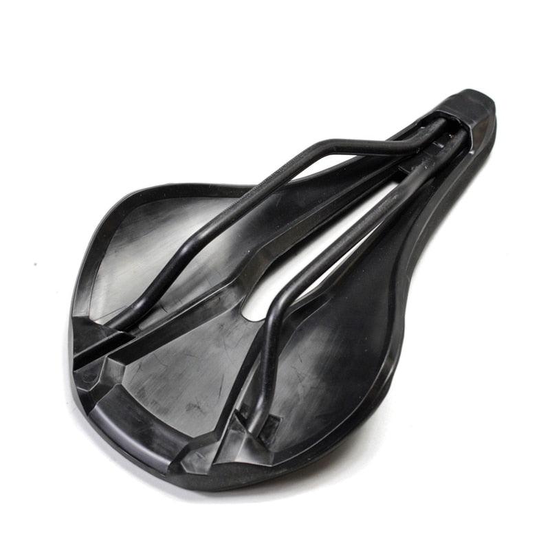 Stevvex ST90SP1655BYU road bike saddle black PU ultralight with dual rails on Tampa Home & Garden Store