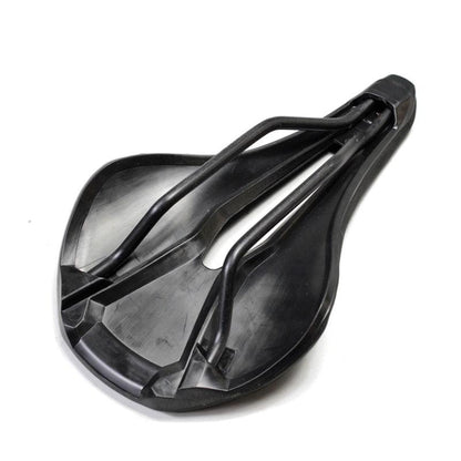 Stevvex ST90SP1655BYU road bike saddle black PU ultralight with dual rails on Tampa Home & Garden Store