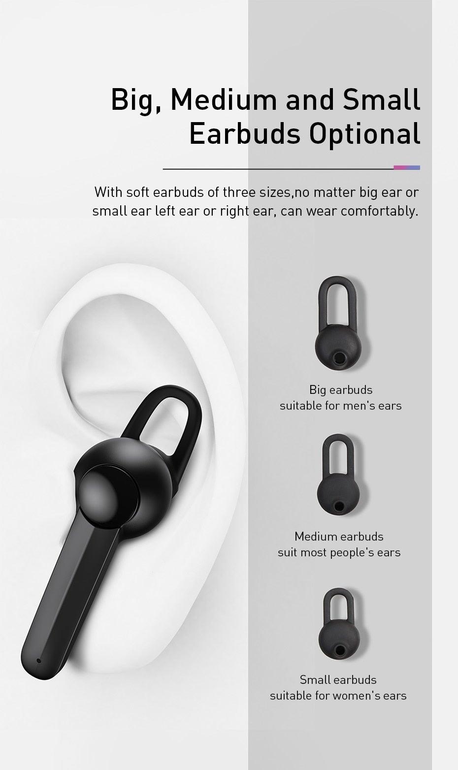 Stevvex wireless in-ear earphone magnetic charging black on Tampa Home & Garden Store