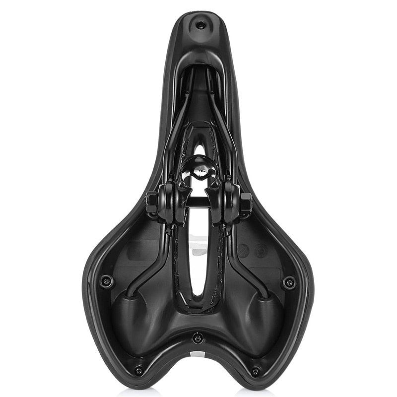 Stevvex bicycle saddle breathable silicone cushion with PU leather surface, road bike saddle on Tampa Home & Garden Store