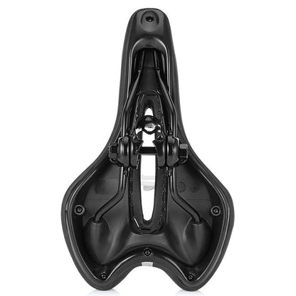 Stevvex bicycle saddle breathable silicone cushion with PU leather surface, road bike saddle on Tampa Home & Garden Store