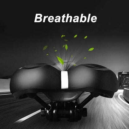 Bicycle saddle Stevvex breathable silicone cushion with PU leather surface and silica gel on Tampa Home & Garden Store