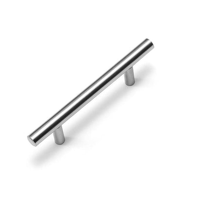 Stainless steel brushed T-bar cabinet pull handle 76/96mm Stevvex ST50DE3729TWD cabinet handles on Tampa Home & Garden Store