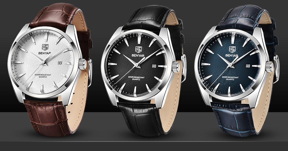 Stevvex ST145DUNIN18 leather fashion sport men's quartz watch in brown, black, blue straps on Tampa Home & Garden Store