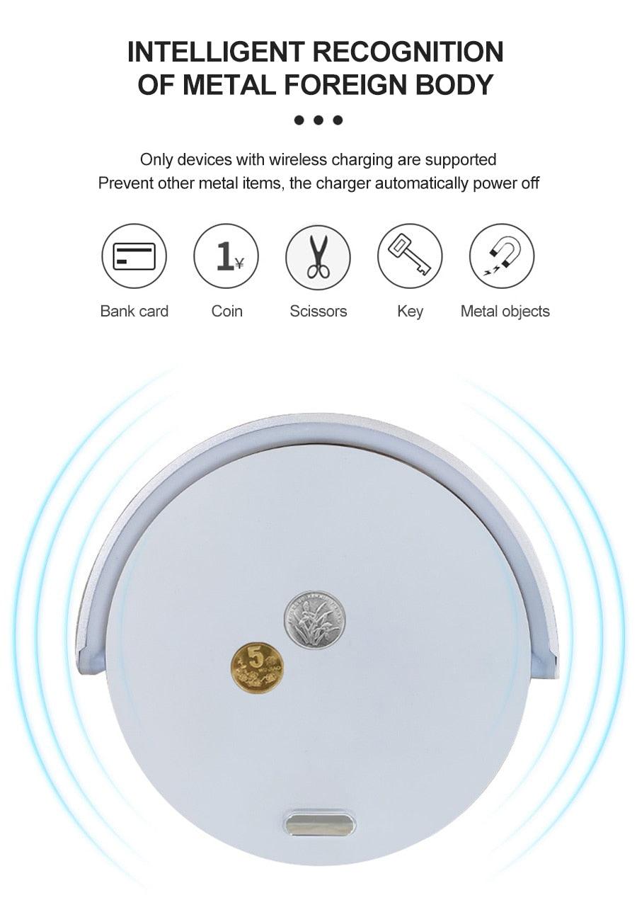 Stevvex Wireless Charger LED Night Light Desk Lamp with adjustable angle and phone holder on Tampa Home & Garden Store