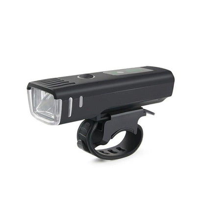 Stevvex bike flashlight front headlight USB rechargeable anti-glare LED with handlebar mount on Tampa Home & Garden Store