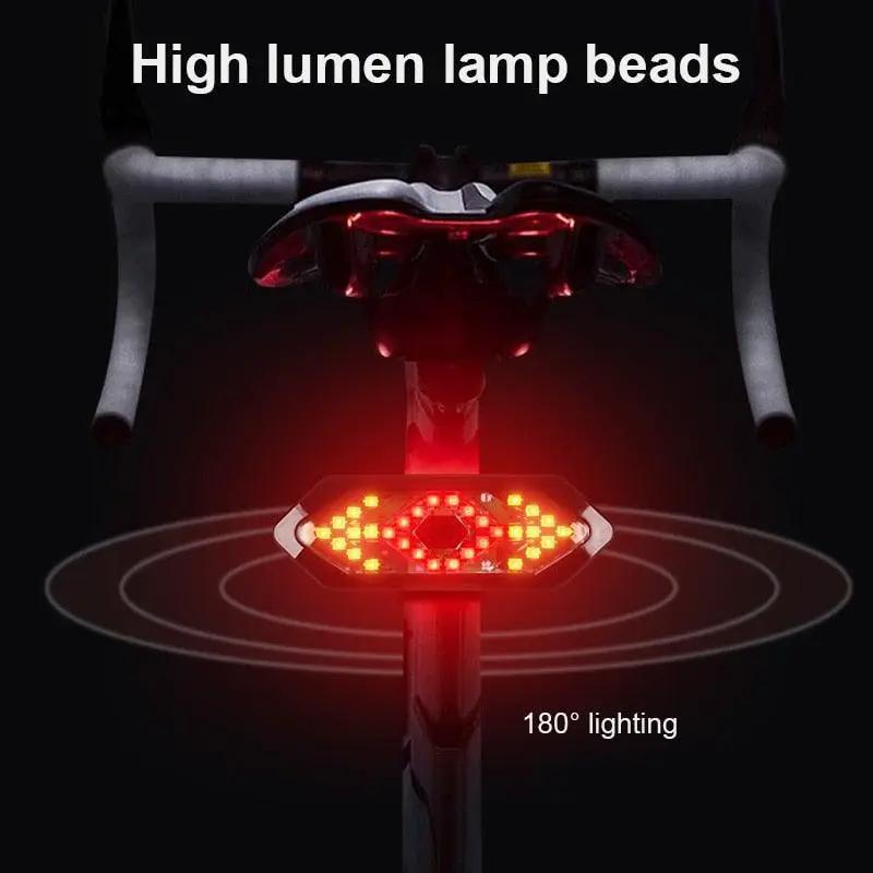 Bike Turn Signals Taillight with Remote Control
