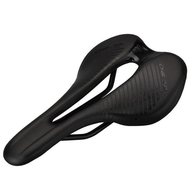 Stevvex road bike saddle PU ultralight breathable racing seat black saddle on Tampa Home & Garden Store