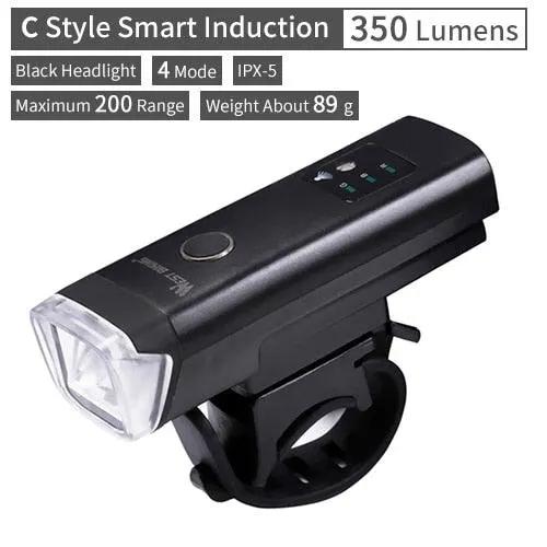 Waterproof Front Bike Light With Rechargeable Horn