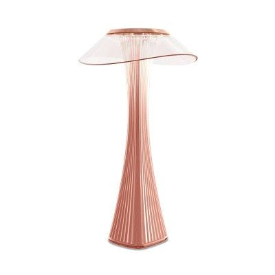 Stevvex LED desk lamp ST125122AYI, rose-gold crystal base, dimmable USB bedside light on Tampa Home & Garden Store