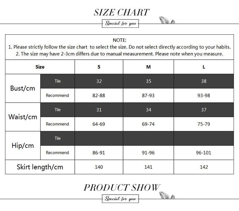Stevvex 3-Piece High Neck Swimwear cover-up size chart with bust/waist/hip for S,M,L on Tampa Home & Garden Store