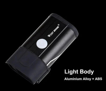 Front Bicycle Light USB Rechargeable LED Headlamp
