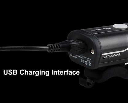 Front Bicycle Light USB Rechargeable LED Headlamp