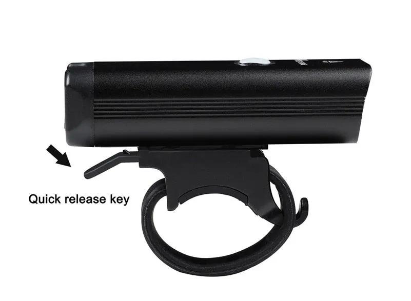 Front Bicycle Light USB Rechargeable LED Headlamp