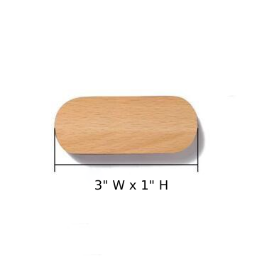 Wooden Magnetic Key Holder Wall Mount Adhesive Key Rack Organizer
