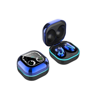 Stevvex in-ear wireless headphones with blue charging case, sweatproof for sports on Tampa Home & Garden Store