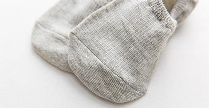 Women's Stevvex cotton invisible no-show footie socks, light gray ankle length on Tampa Home & Garden Store