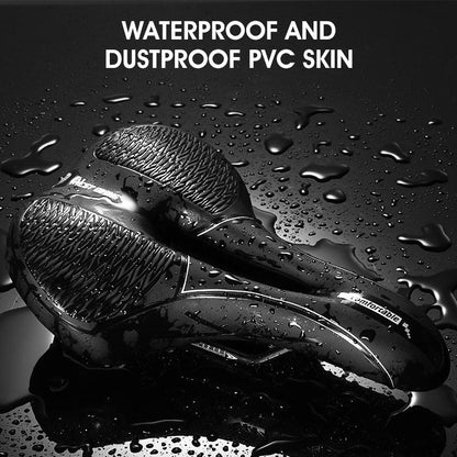 Bicycle saddle Stevvex PU leather gel-filled waterproof anti-slip for mountain bikes black on Tampa Home & Garden Store