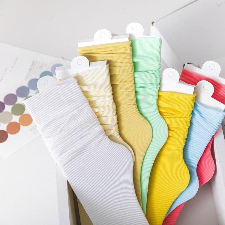 Stevvex thin breathable cotton ankle socks set of 9 pastel colors on Tampa Home & Garden Store