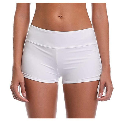 Stevvex high waist white swim bikini bottoms with full coverage on Tampa Home & Garden Store