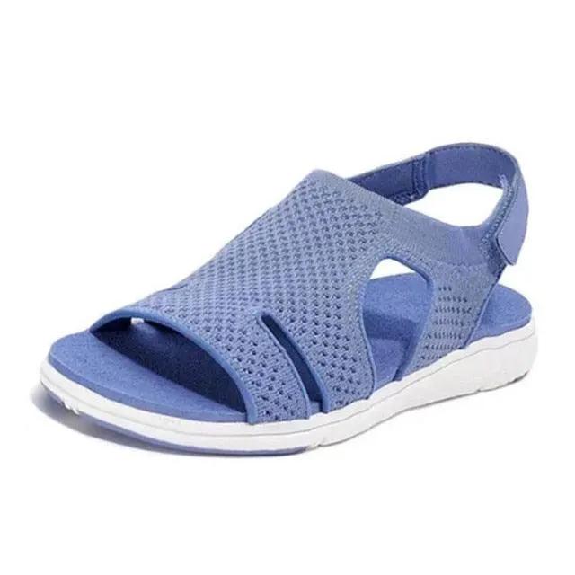 Summer Women Sandals Flat Slip on Buckle Strap