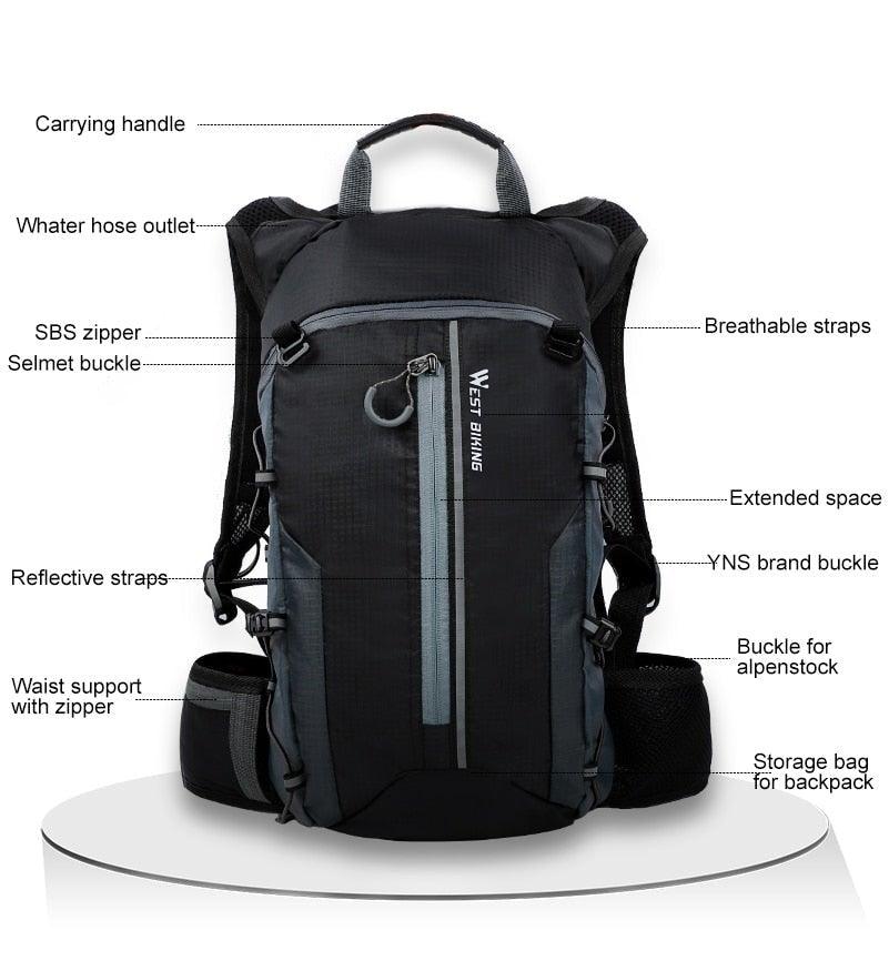Waterproof Cycling Backpack with Hydration