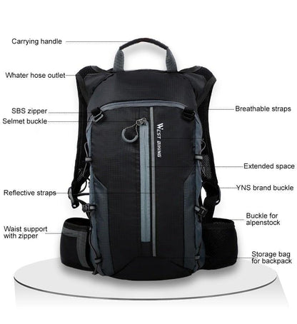 Waterproof Cycling Backpack with Hydration