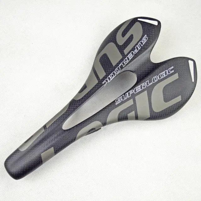Carbon Fiber Road Saddle with PU Leather Cover