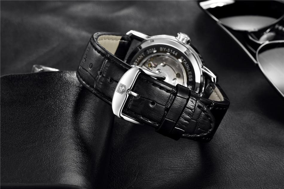 ST822LUGNI44 black crocodile-embossed leather strap wristwatch with stainless steel case on Tampa Home & Garden Store