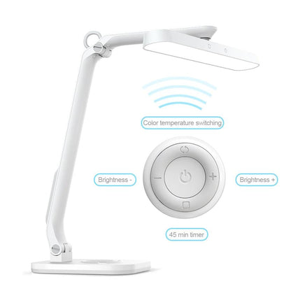 Stevvex LED desk lamp with adjustable arm, touch control panel, color temp, 45 min timer Garden on Tampa Home & Garden Store