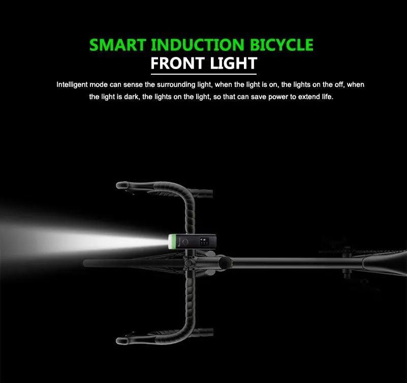 Front Bicycle Light USB Rechargeable LED Headlamp