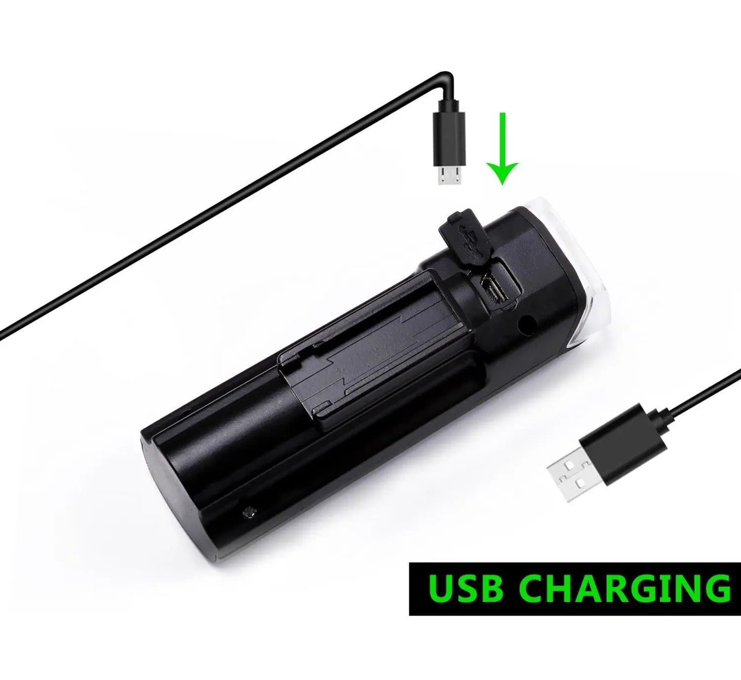 Front Bicycle Light USB Rechargeable LED Headlamp
