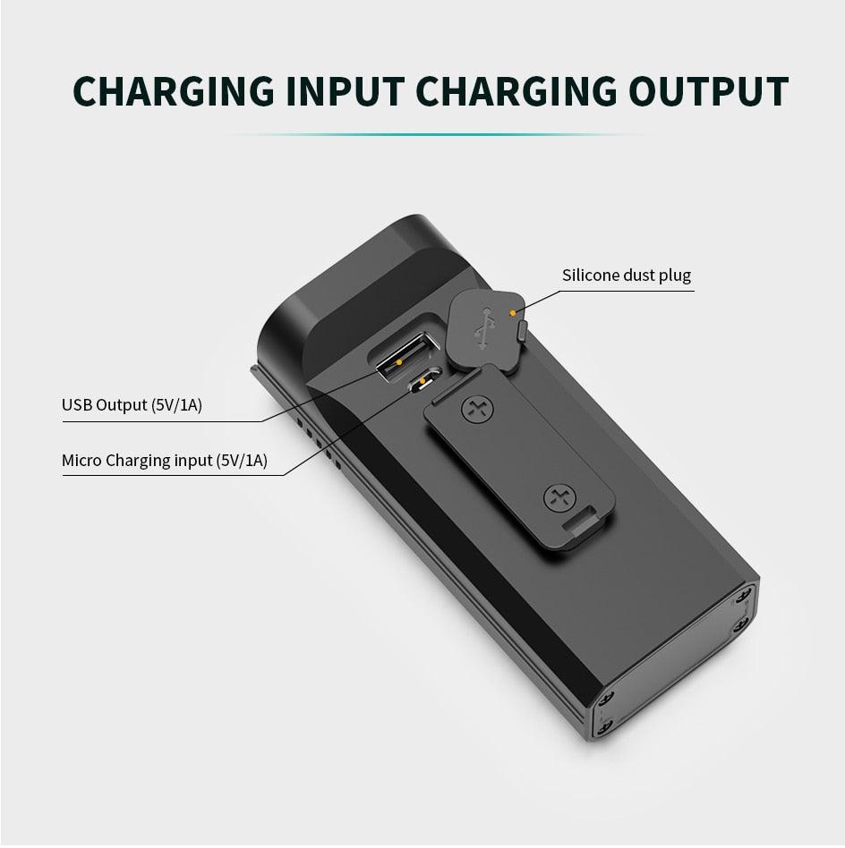 Stevvex waterproof bike light USB charging dock with plug and micro input USB output on Tampa Home & Garden Store