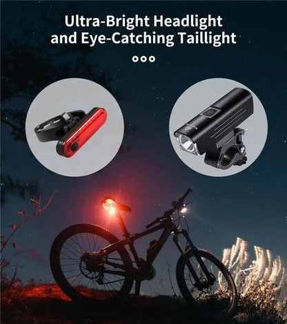 Front Bicycle Light USB Rechargeable LED Headlamp