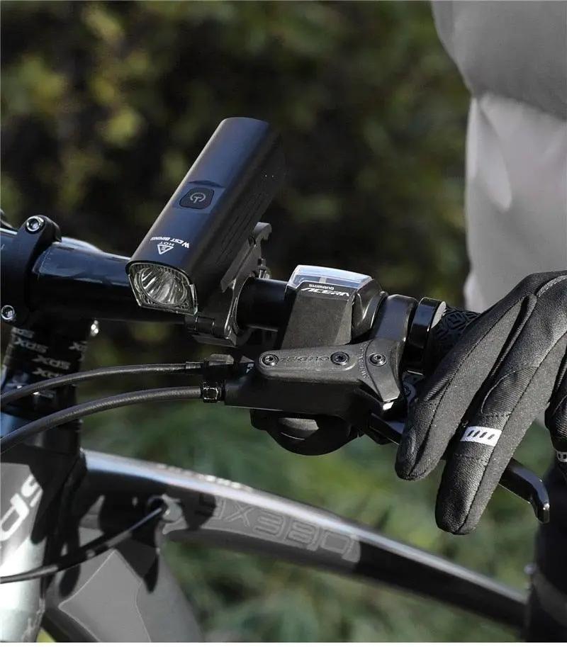 Front Bicycle Light USB Rechargeable LED Headlamp