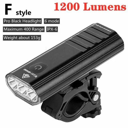 Front Bicycle Light USB Rechargeable LED Headlamp