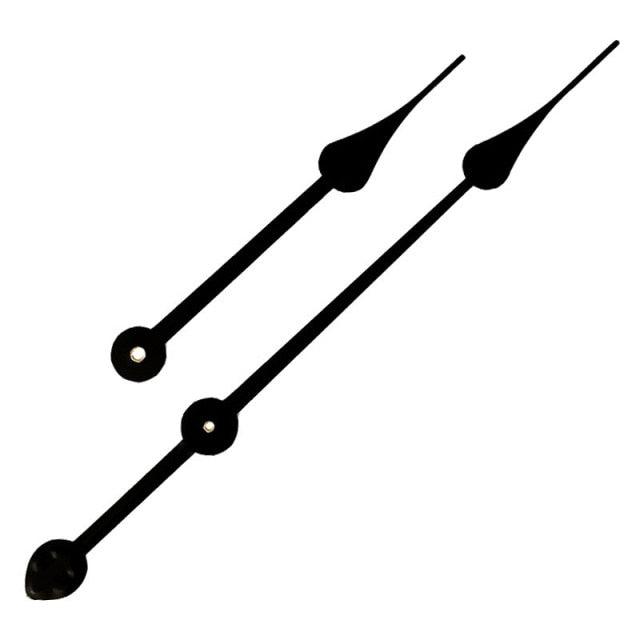 Stevvex clock hands set for quartz wall clock; three black pointer hands (hour, minute, second) on Tampa Home & Garden Store