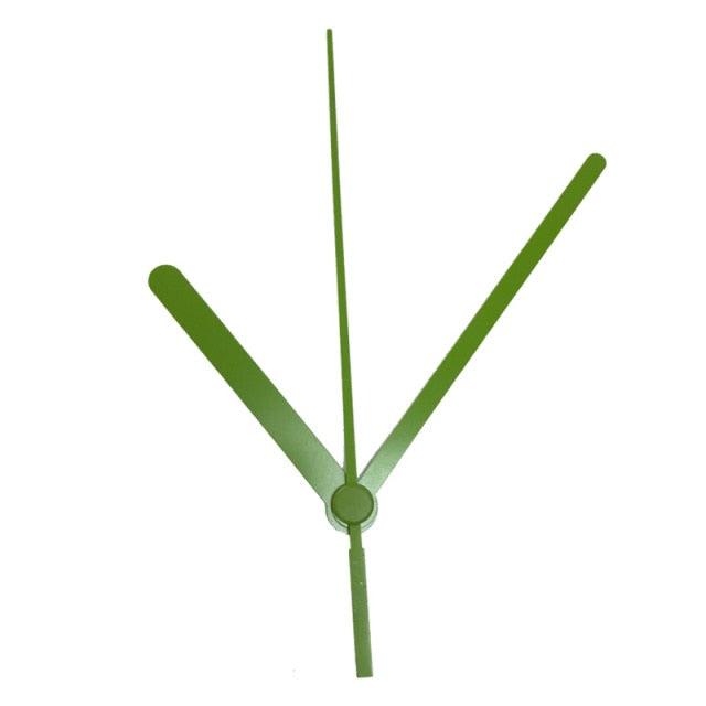 Clock hands set of three green Stevvex pointer arms for quartz wall clocks on Tampa Home & Garden Store