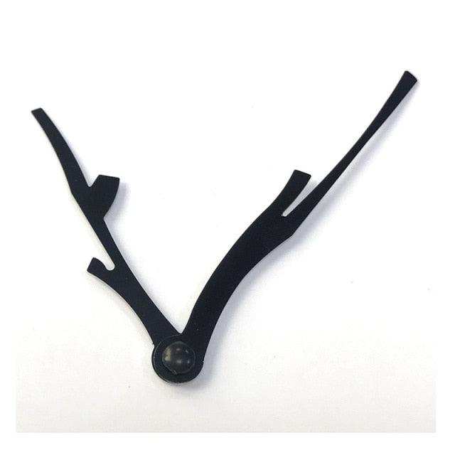 Stevvex clock hands set black metal hour and minute pointers for wall clocks on Tampa Home & Garden Store