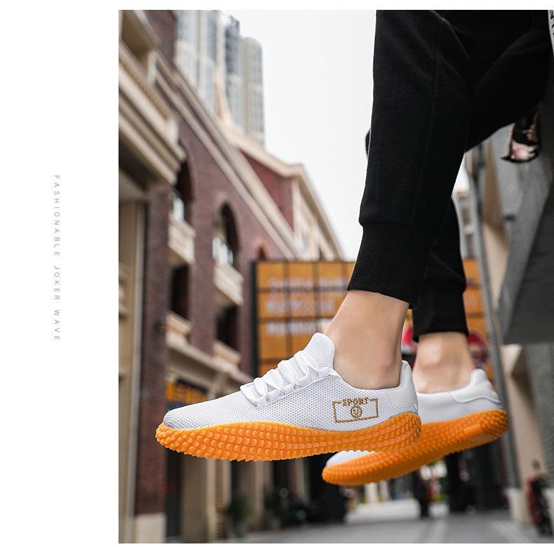 Mens Black Mesh Sneakers with a Breathable Insole