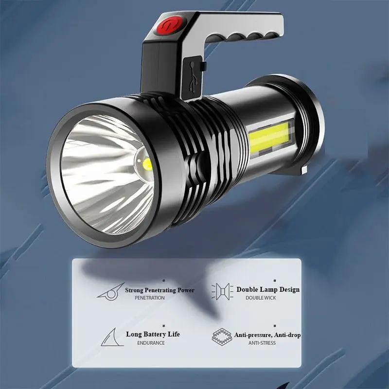 Rechargeable Handheld Spotlight Waterproof